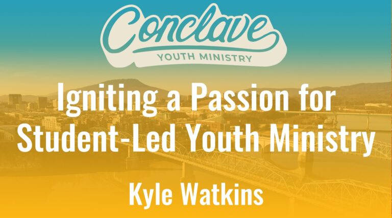Igniting a Passion for Student-Led Youth Ministry